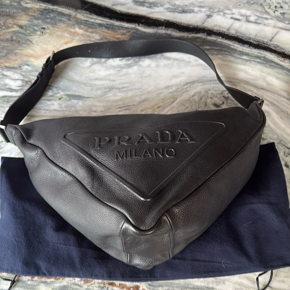 Prada Leather Triangle Bag
